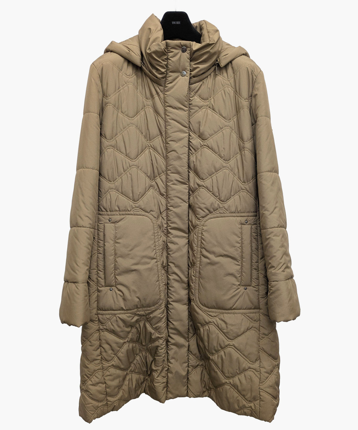 【26AW】クリスタルキャメル キルティングロングコート(品番:0261509)
