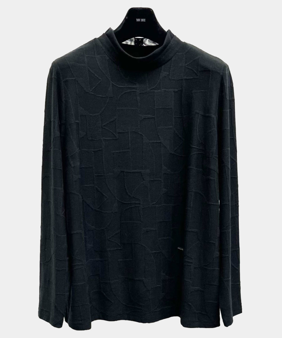 【26AW】ジャガード チュール切替モックネックプルオーバー(品番:0260968)