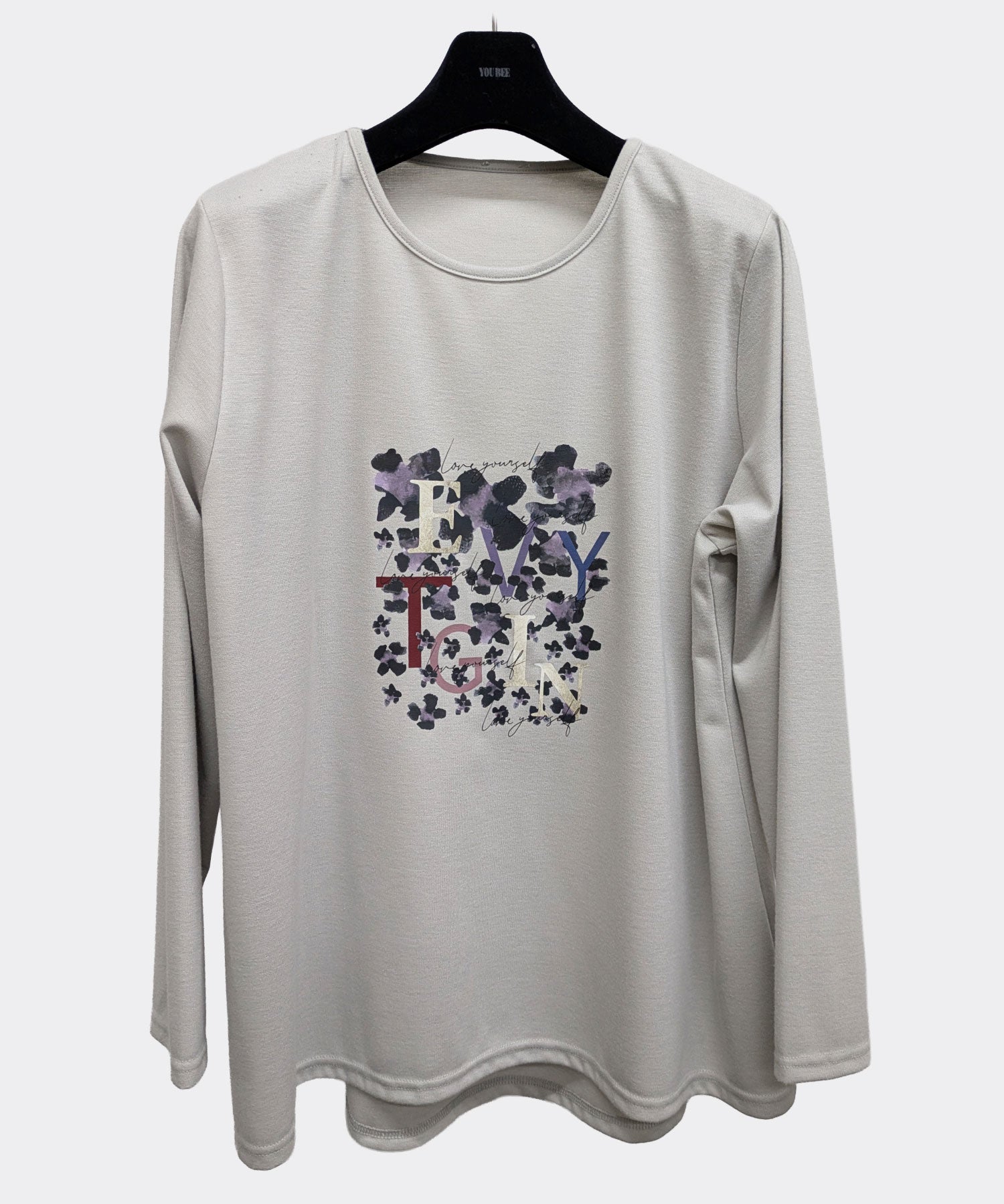 【26AW】クールネックプリント柄チュニック(品番:0260409)