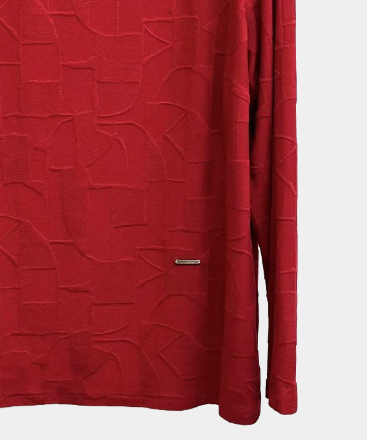 【26AW】ジャガード チュール切替モックネックプルオーバー(品番:0260968)