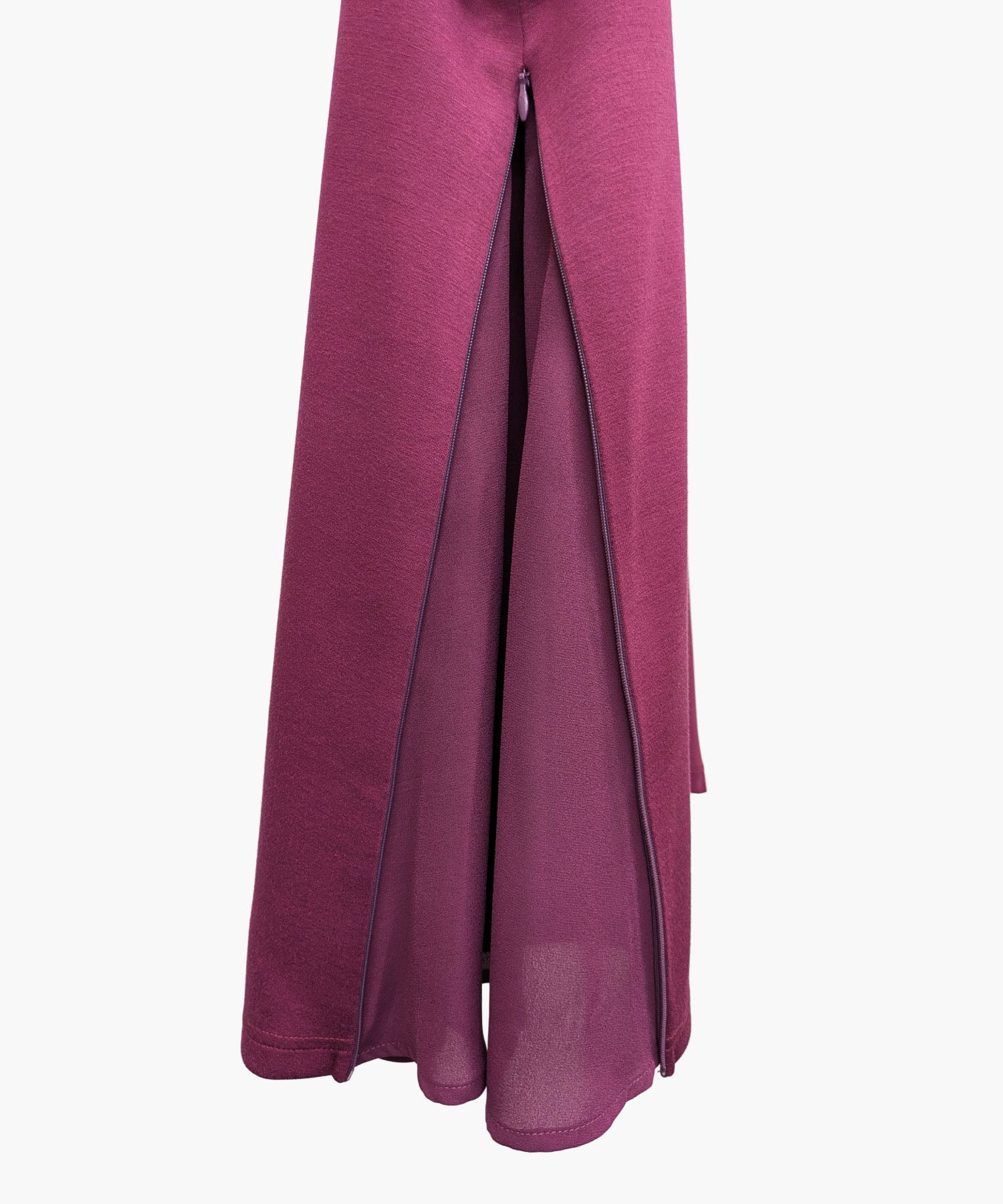 【26AW】脇マチシフォン切替 ジップポケット付きチュニック(品番:0260189)
