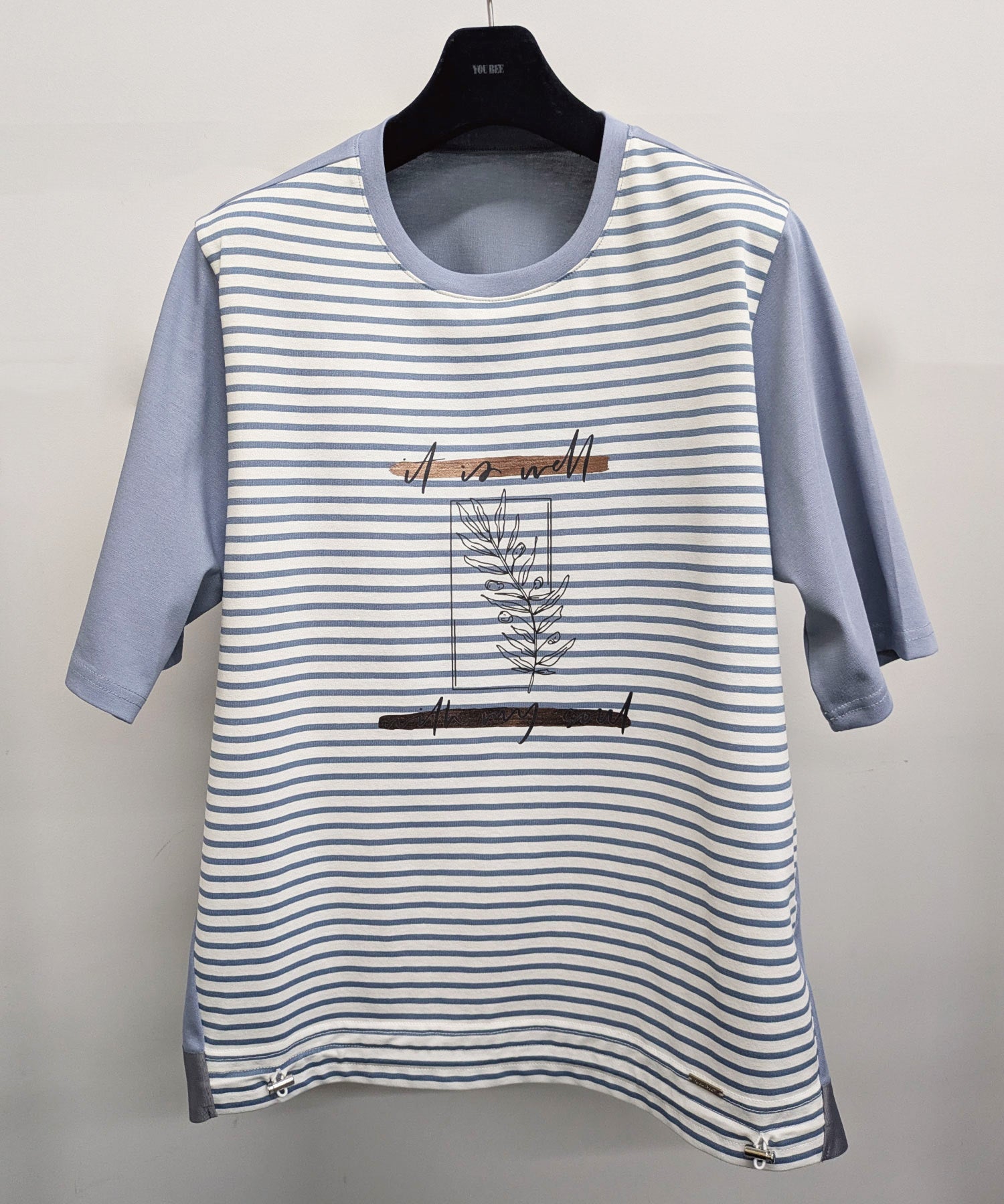 ボーダー加工チュニック(品番:0165869)