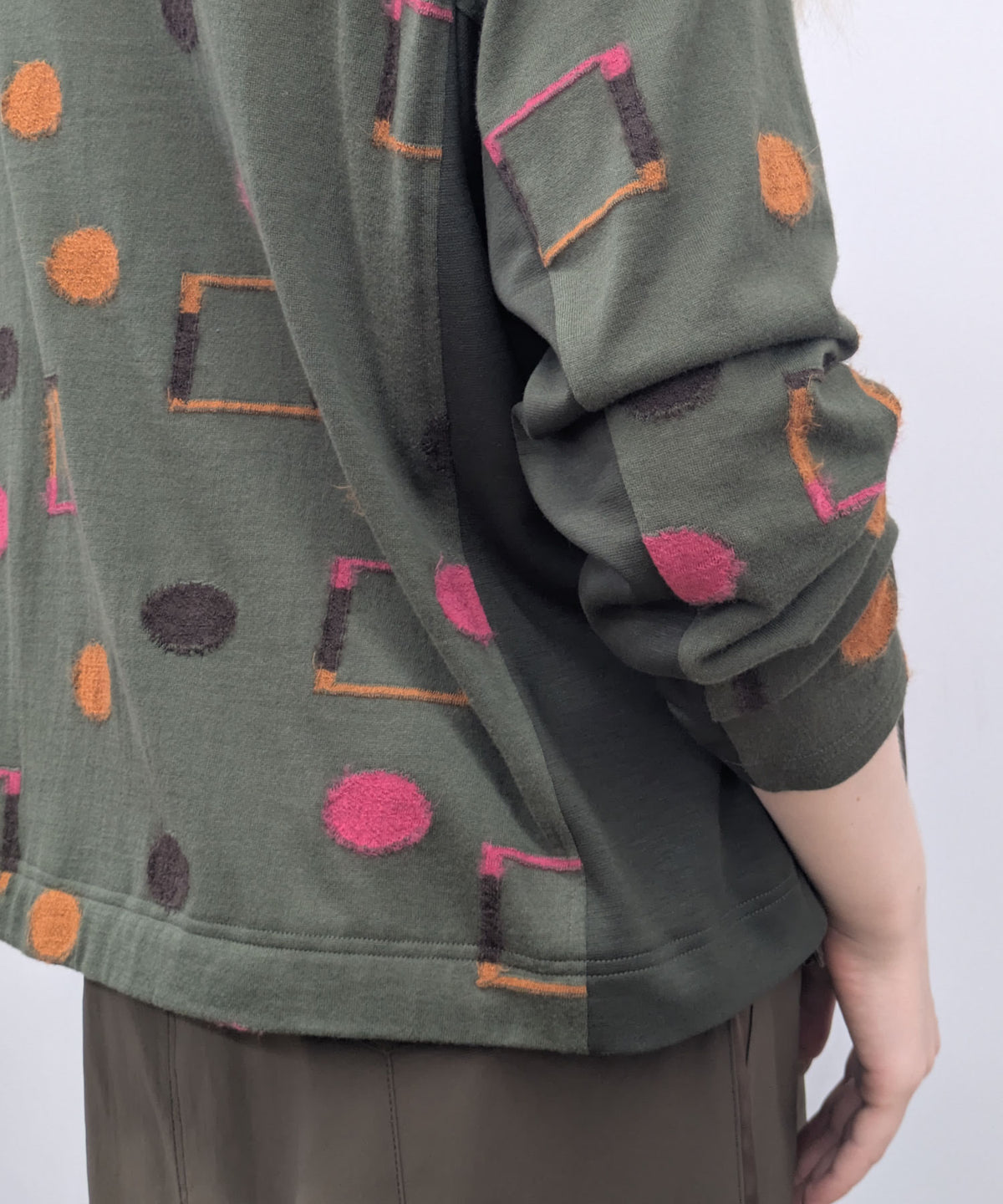 【26AW】ジャガード 裾ドローストリングチュニック(品番：0260179）