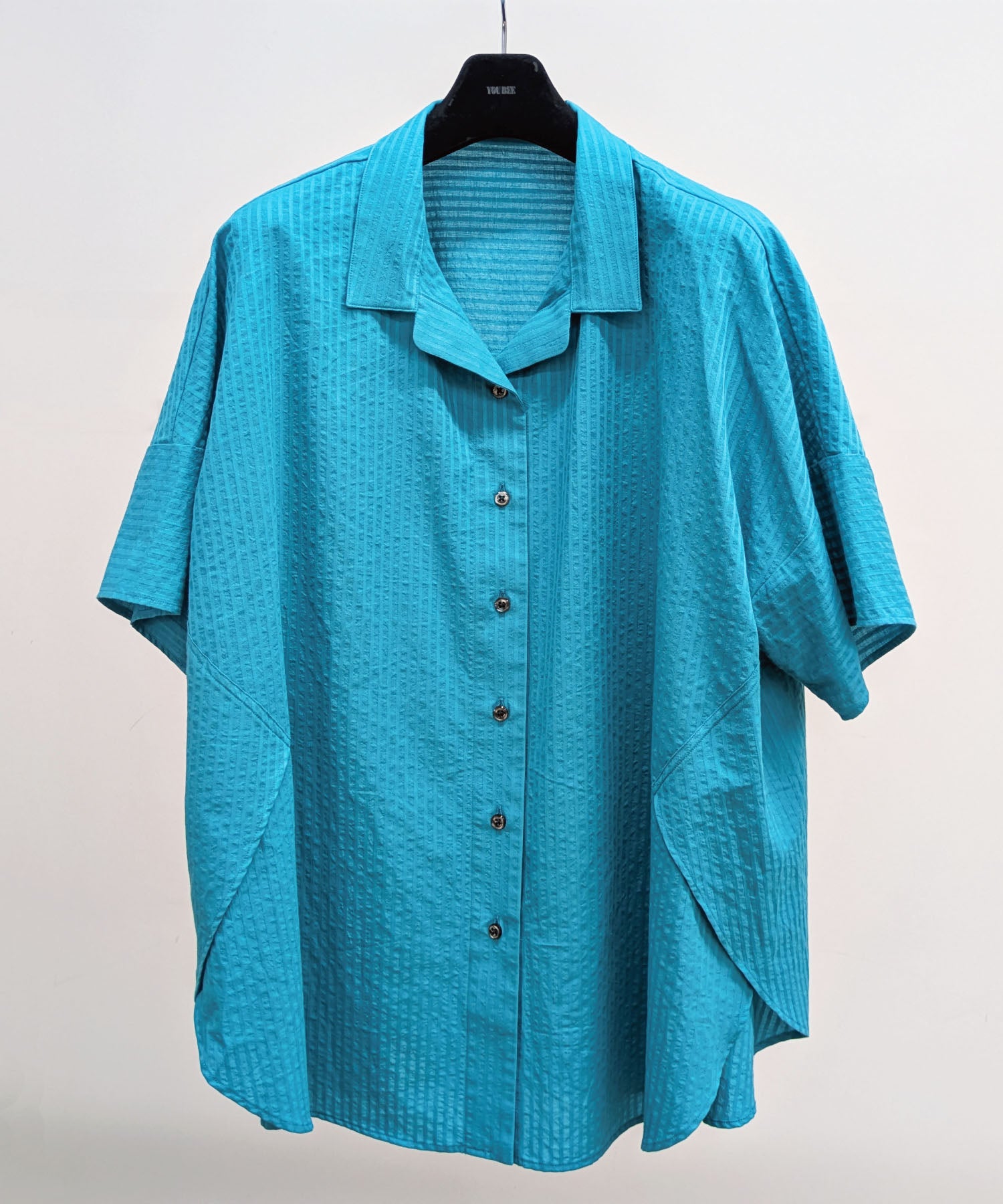 サテンサッカーブラウス（品番：0165439）
