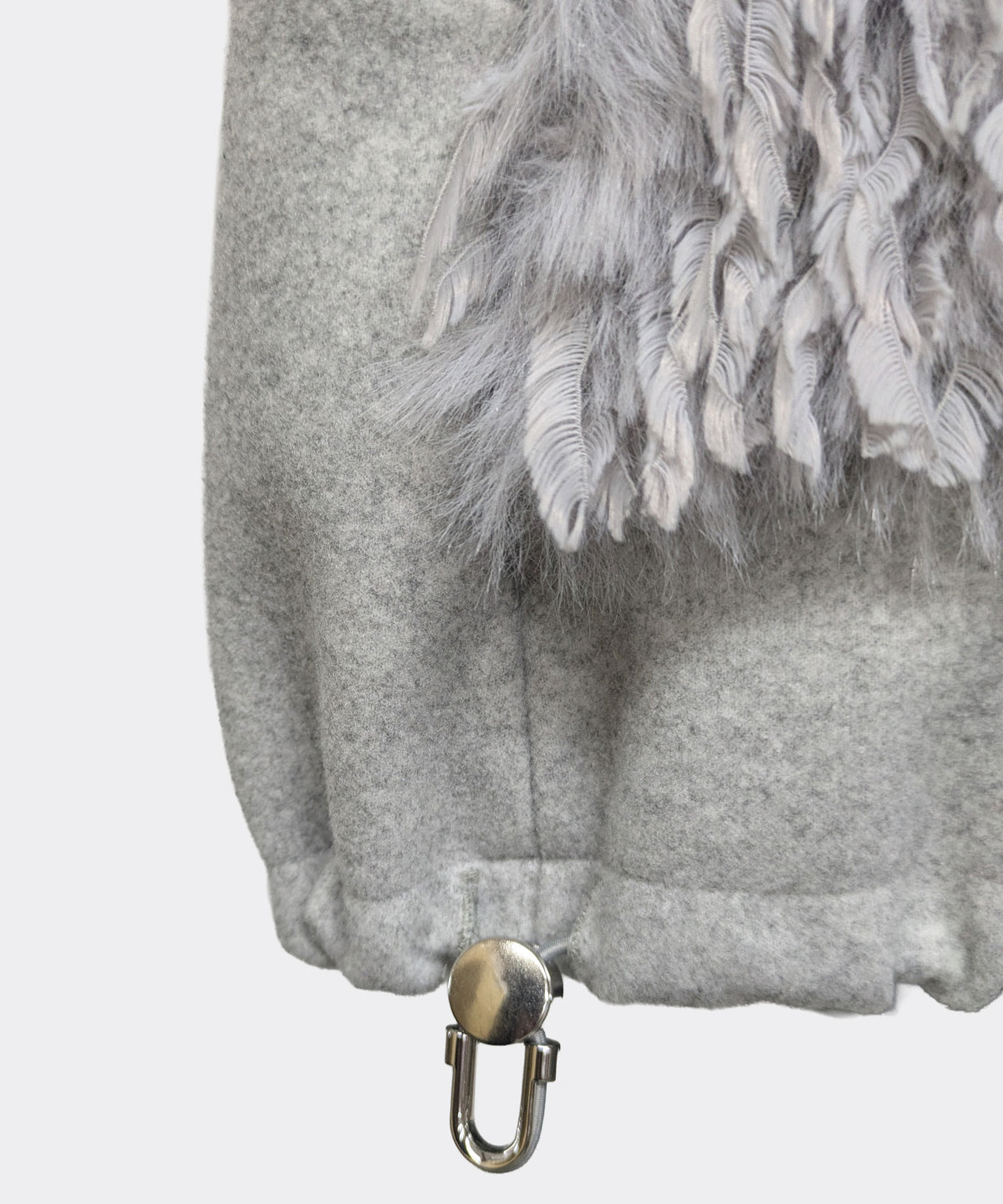 【26AW】シャギーファー切り替えノーカラーベスト（品番：0260259）