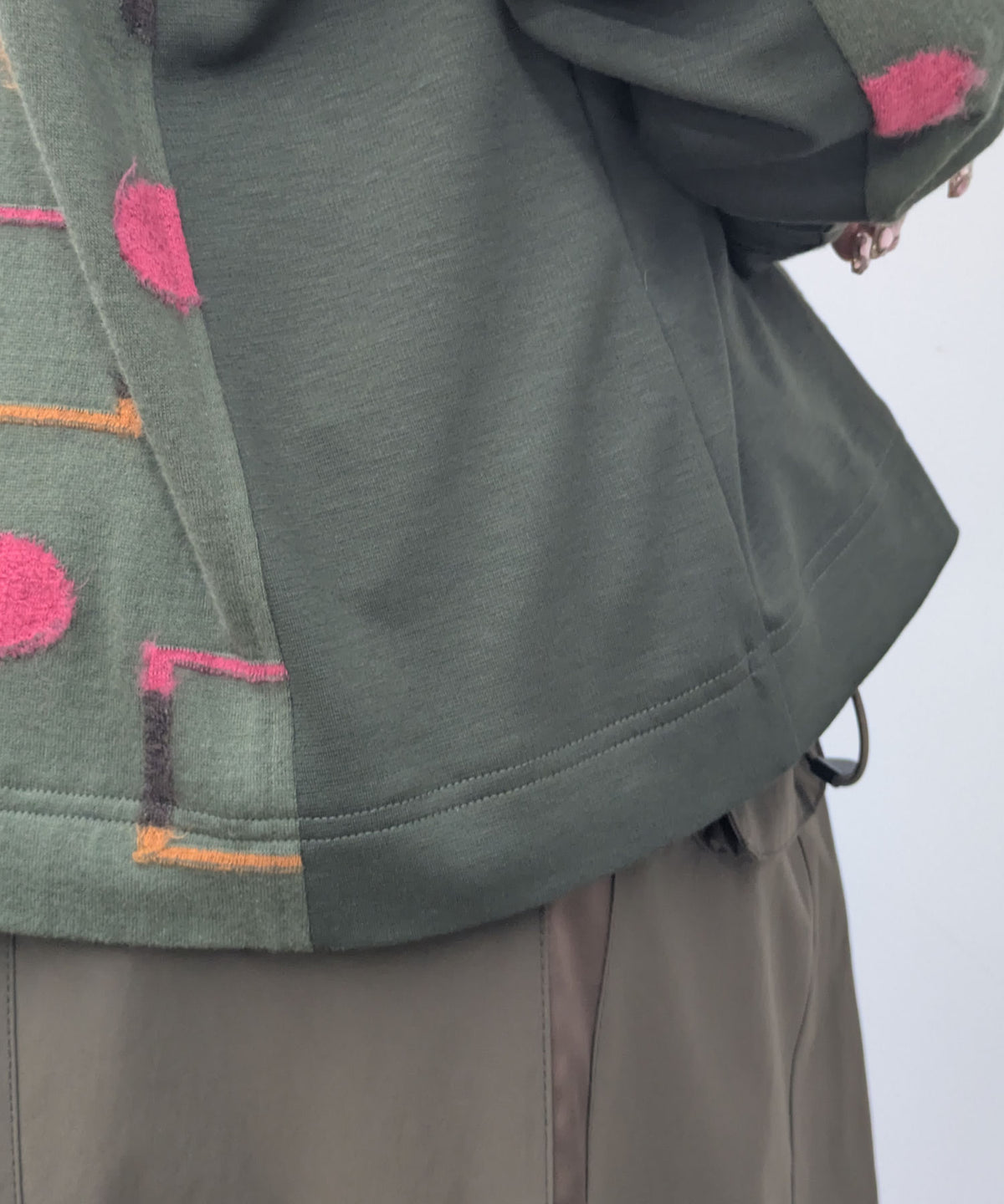 【26AW】ジャガード 裾ドローストリングチュニック(品番：0260179）