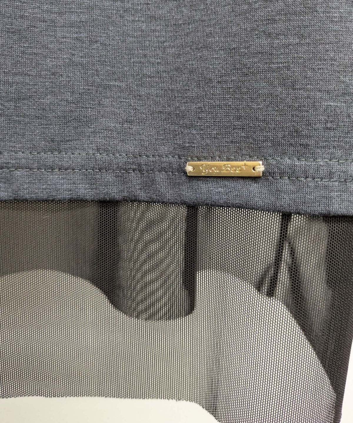 【26AW】チュール切替タートルネックプルオーバー（品番：0260069）