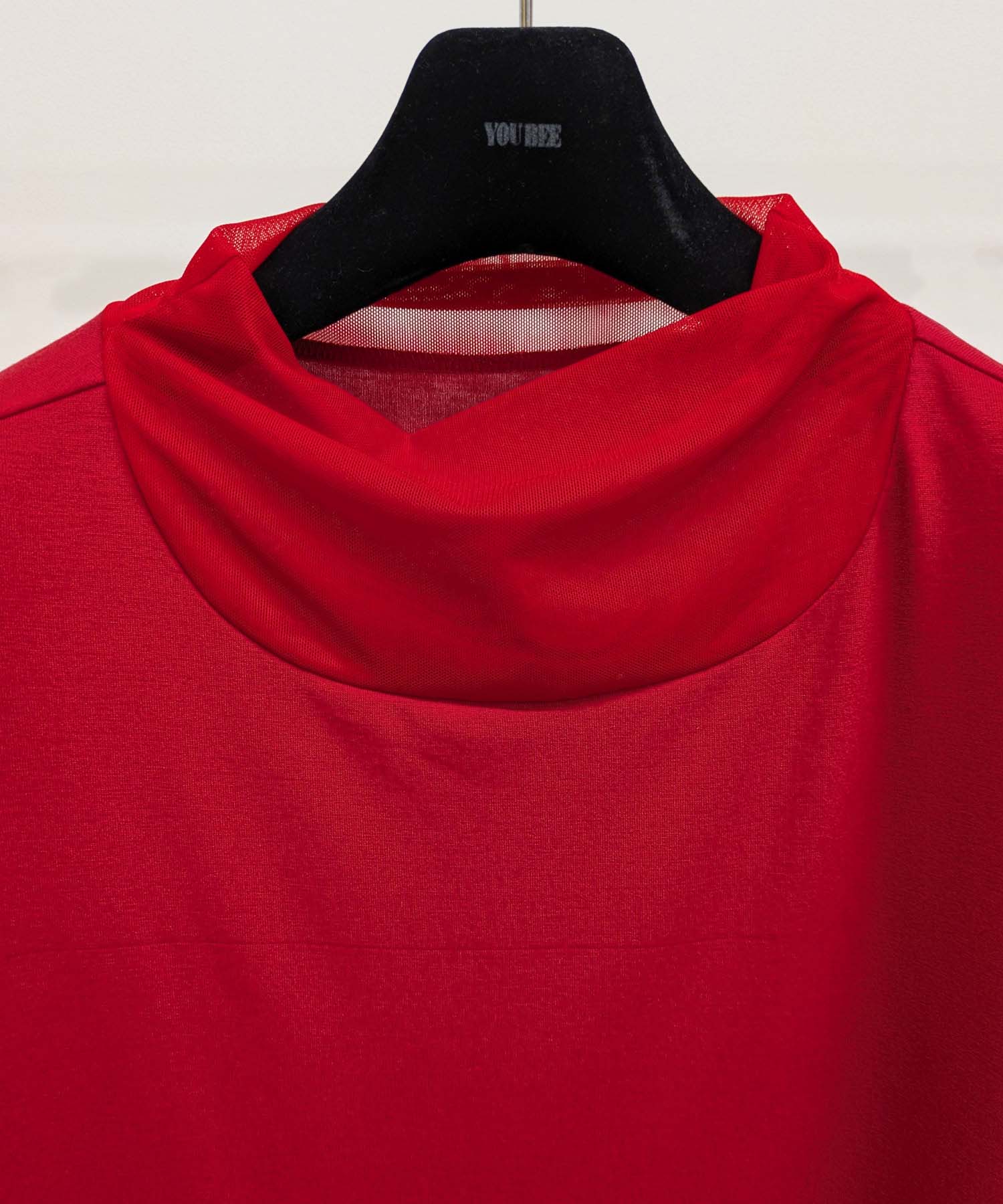 【26AW】チュール切替タートルネックプルオーバー（品番：0260069）