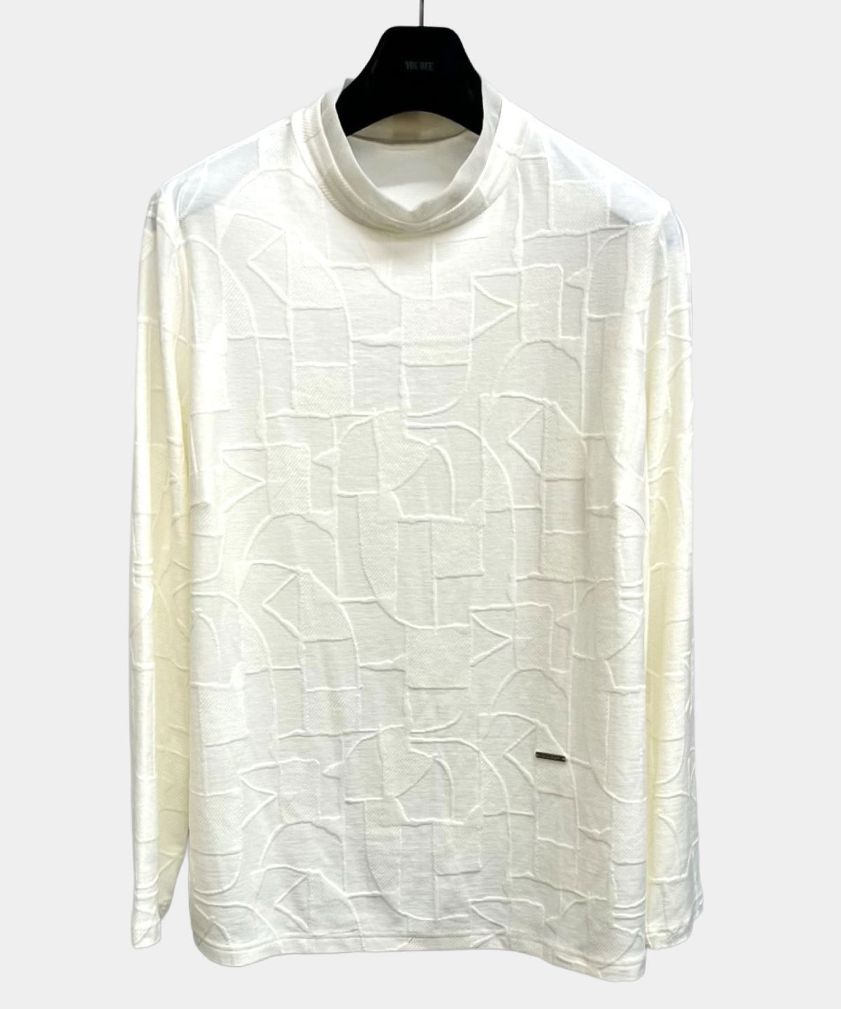 【26AW】ジャガード チュール切替モックネックプルオーバー（品番：0260968）