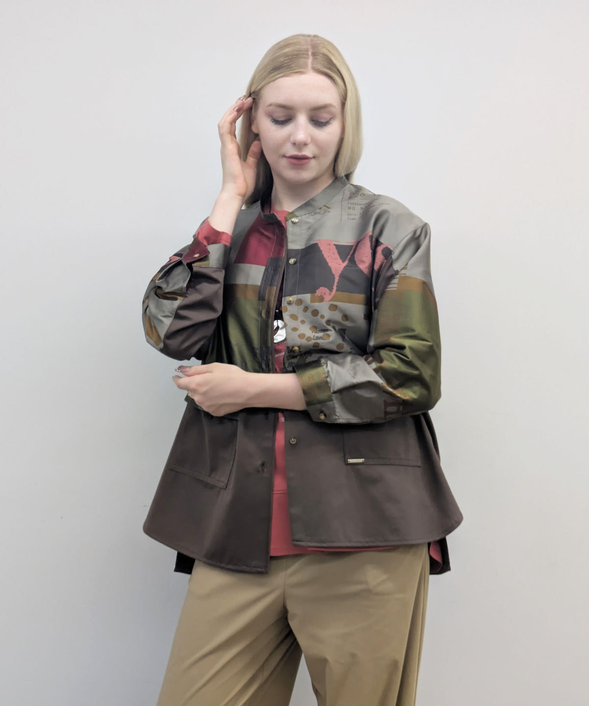 【26AW】タフタジャガードジャケット（品番：0260009）
