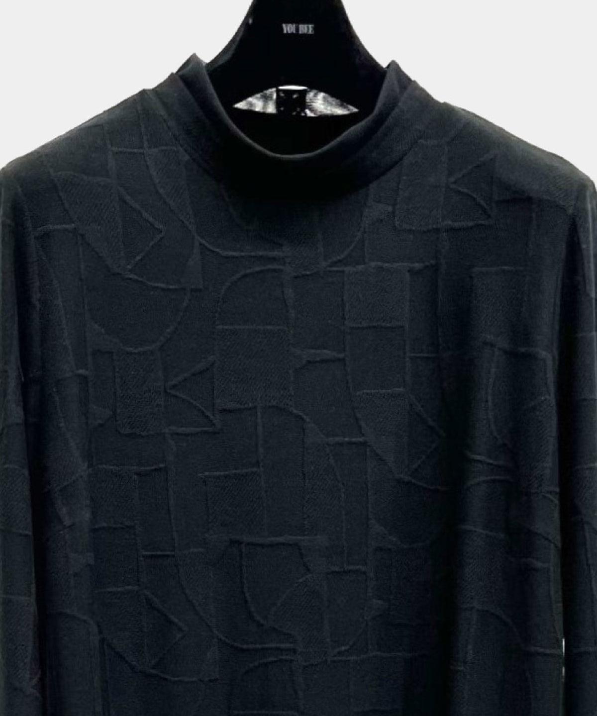 【26AW】ジャガード チュール切替モックネックプルオーバー（品番：0260968）