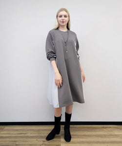 【26AW】サイドストライプクールネックワンピース（品番：0260089）