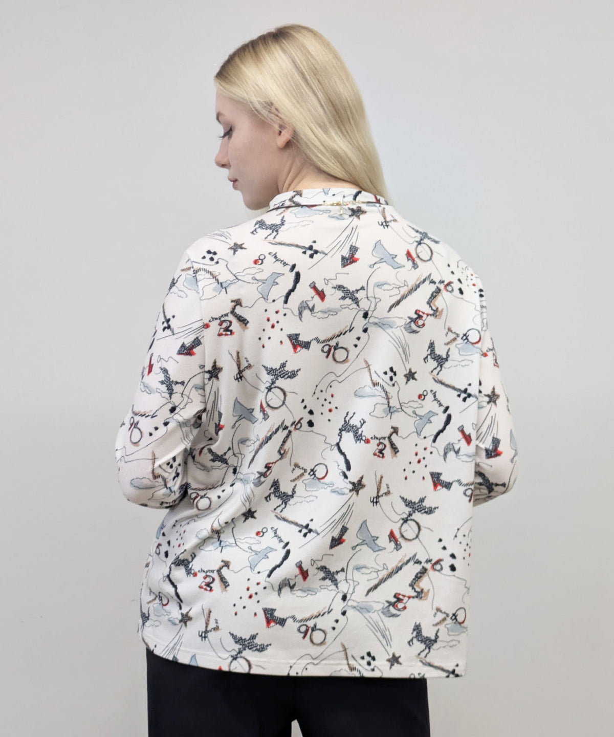 【26AW】プリント柄プルオーバー（品番：0260988）