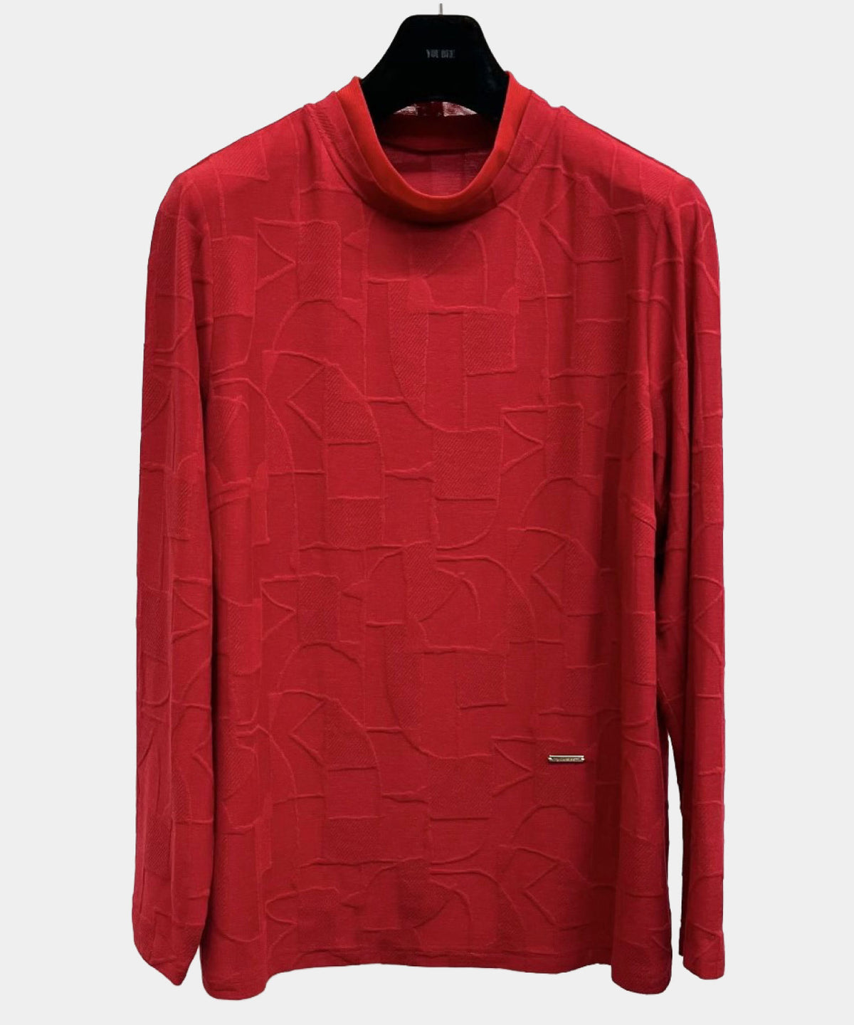 【26AW】ジャガード チュール切替モックネックプルオーバー（品番：0260968）