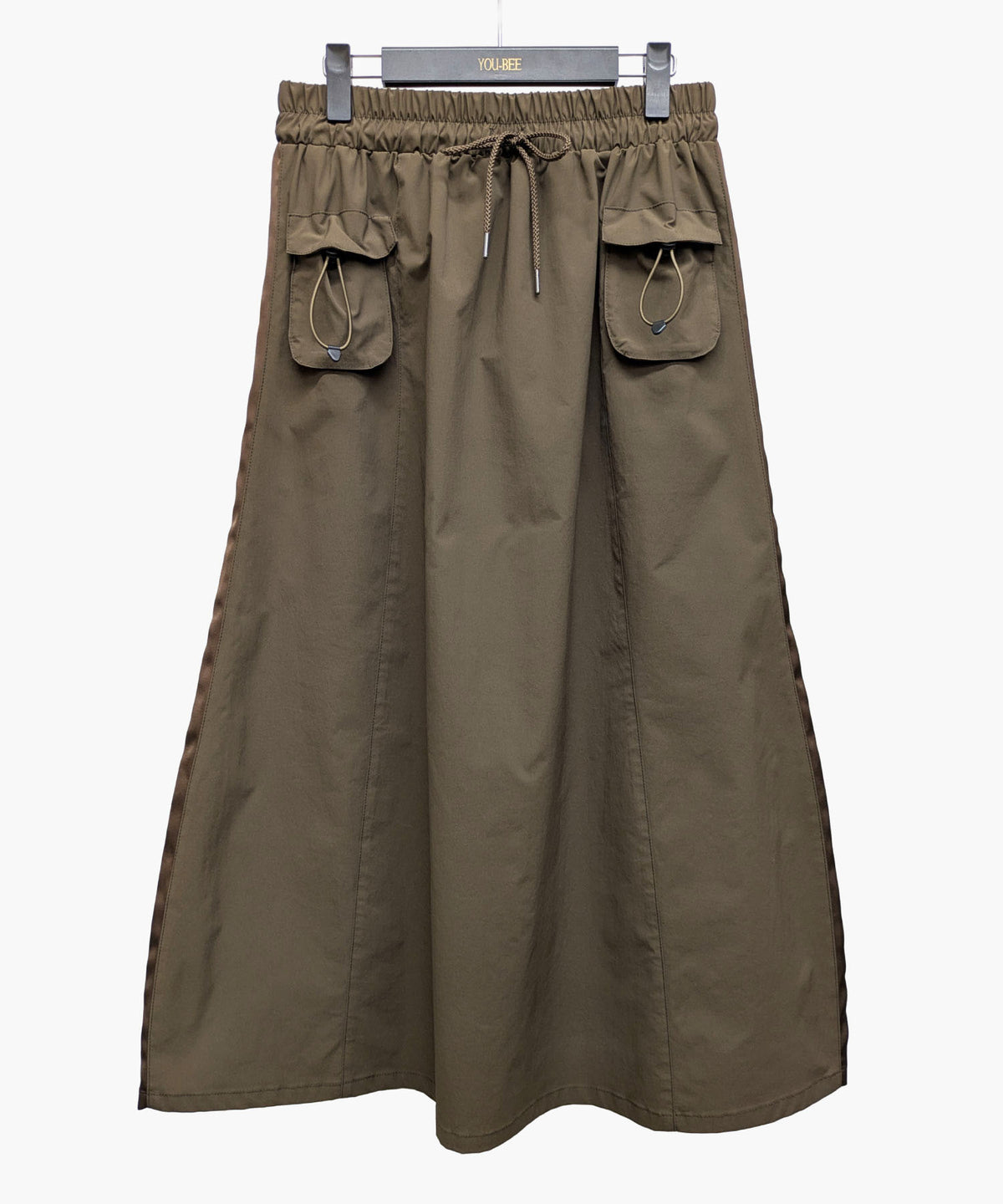 【26AW】ドロストミリタリーロングスカート（品番：0210049）