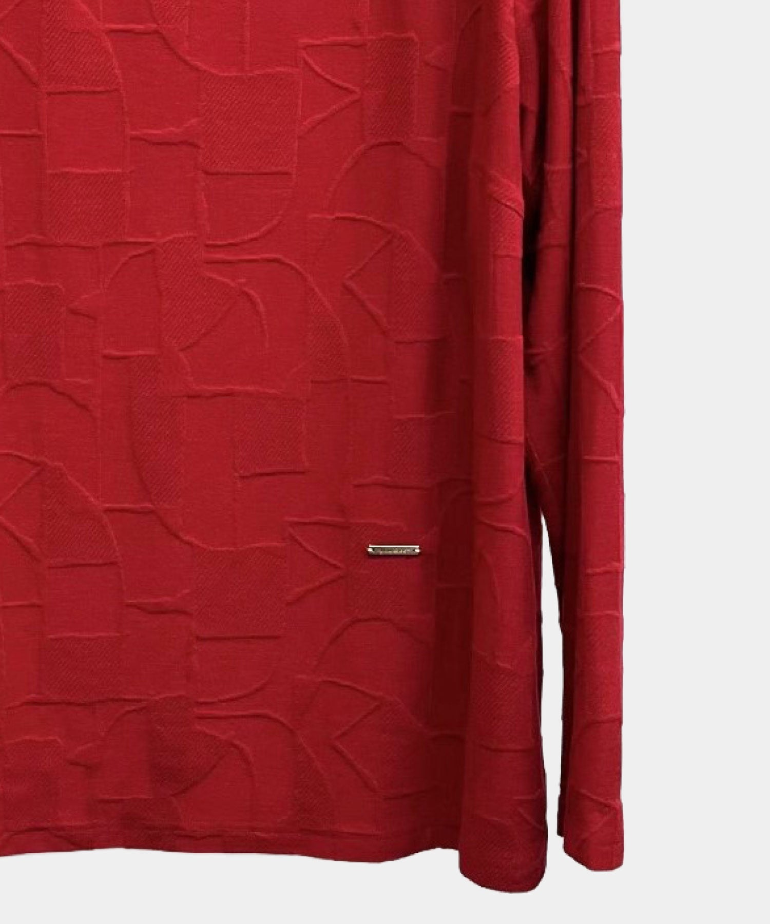 【26AW】ジャガード チュール切替モックネックプルオーバー（品番：0260968）