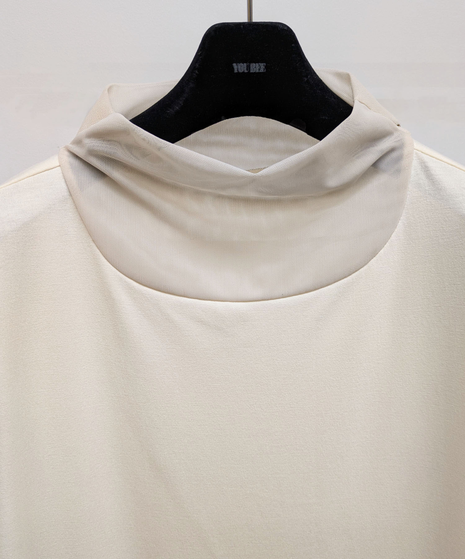 【26AW】チュール切替タートルネックプルオーバー（品番：0260069）