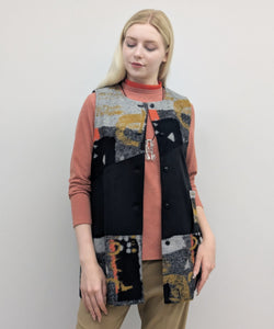 【26AW】ウール混ジャガードベスト（品番：0260938）