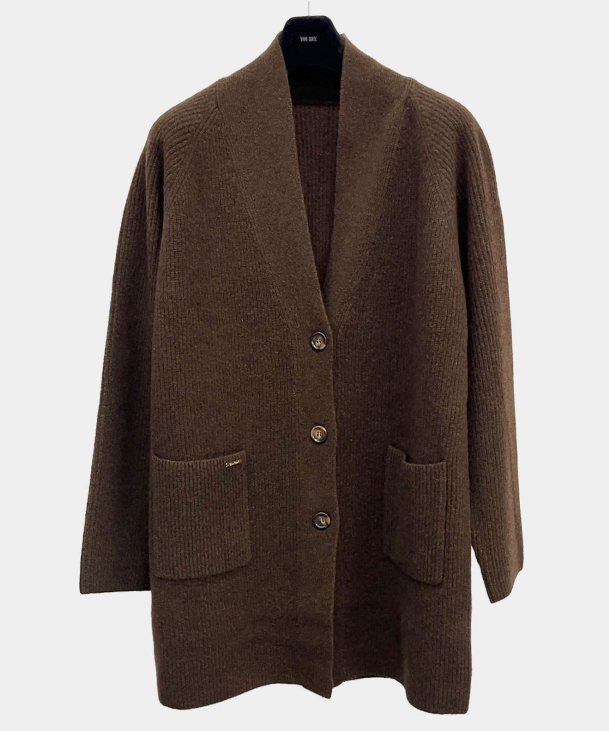 【26AW】ヤクウールロングカーディガン（品番：0260609）