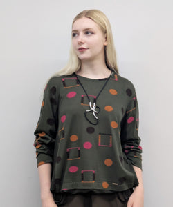 【26AW】ジャガード 裾ドローストリングチュニック(品番：0260179）